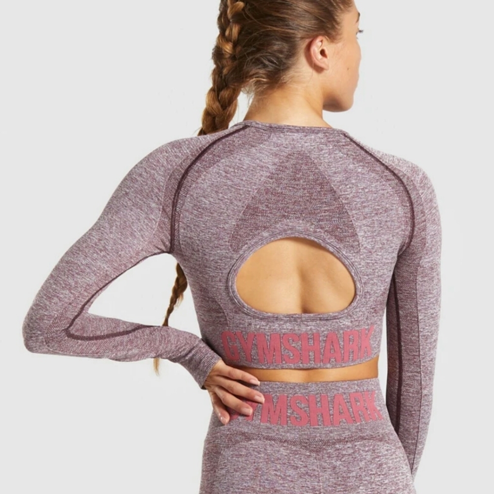 Gymshark flex sport long sleeve crop top